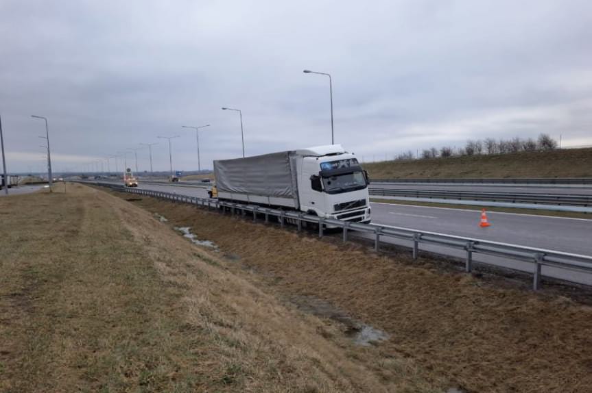 Pijany jechał autostradą