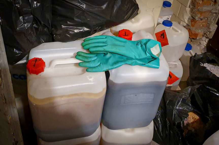 narkotyki laboratorium