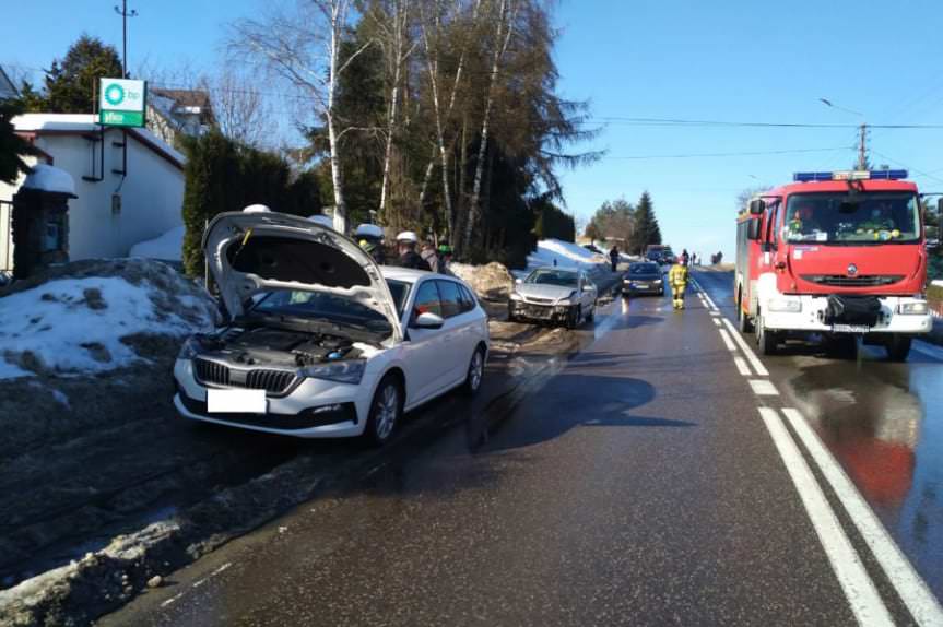 Kolizja w Grabownicy Starzeńskiej