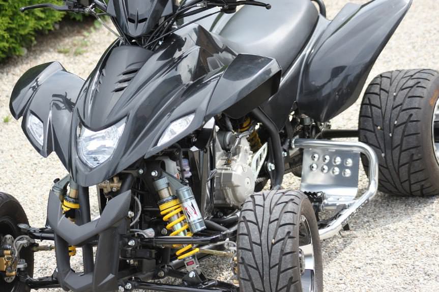 Jechał quadem bez prawa jazdy