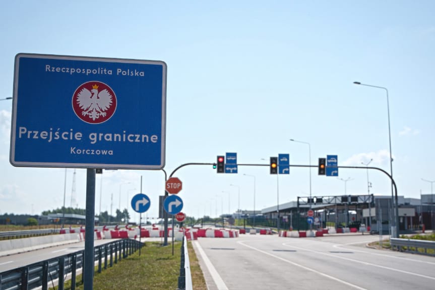 Chciał nielegalnie przekroczyć granicę w Korczowej