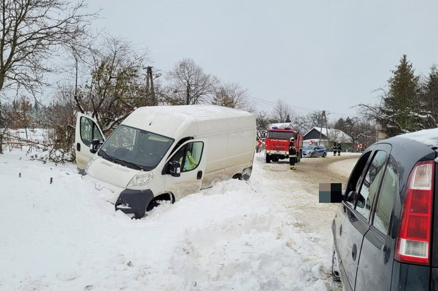 Wypadek w Łubnie