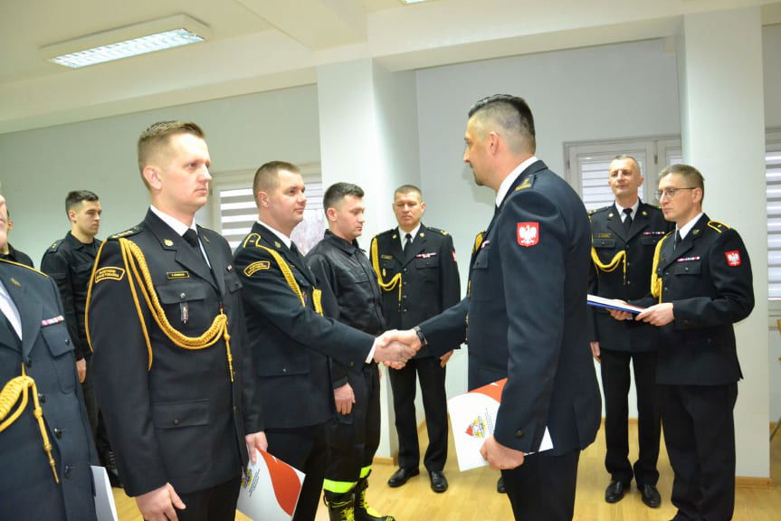 ślubowanie strażaka
