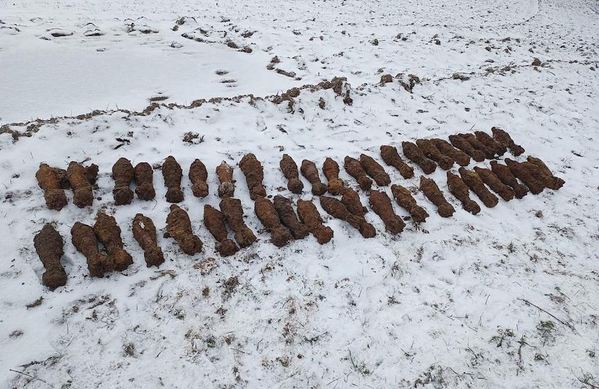 Znaleźli granaty moździerzowe