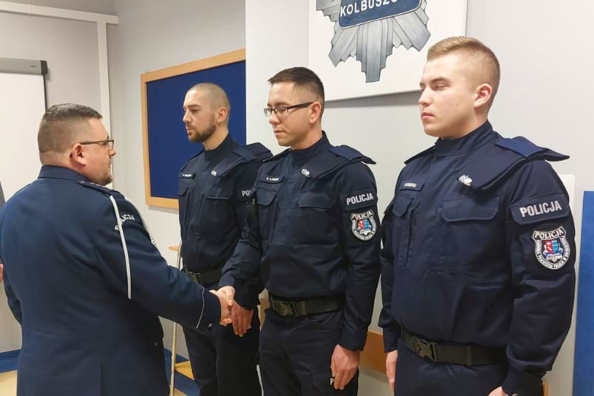 Wstąpili w szeregi policji
