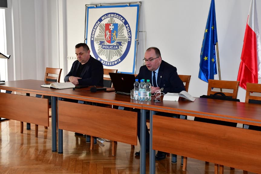Narada i szkolenie pionu kryminalnego podkarpackiej policji