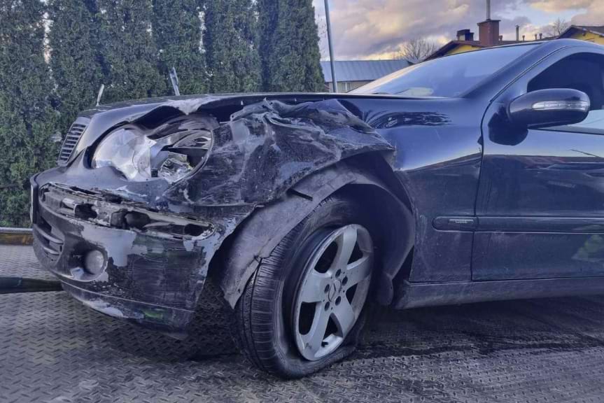 Kolizja trzech samochodów w Bolestraszycach