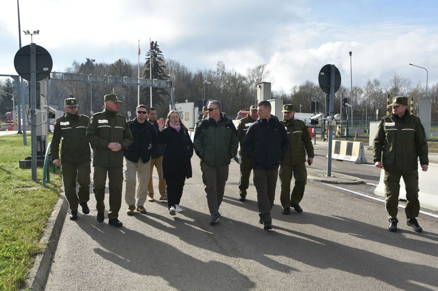 Żołnierze amerykańscy w Medyce i Huwnikach
