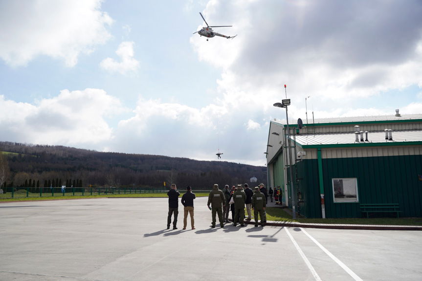 Amerykańscy żołnierze w Medyce i Huwnikach