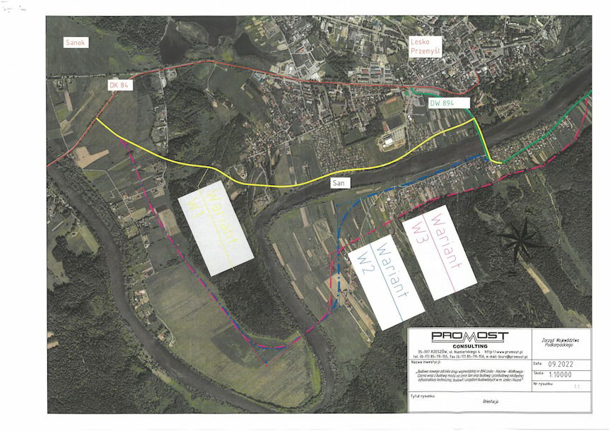 Obwodnica Leska. Wybrano wariant przebiegu trasy