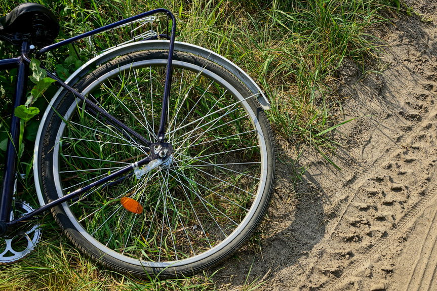 Dwa wypadki z udziałem rowerzystów