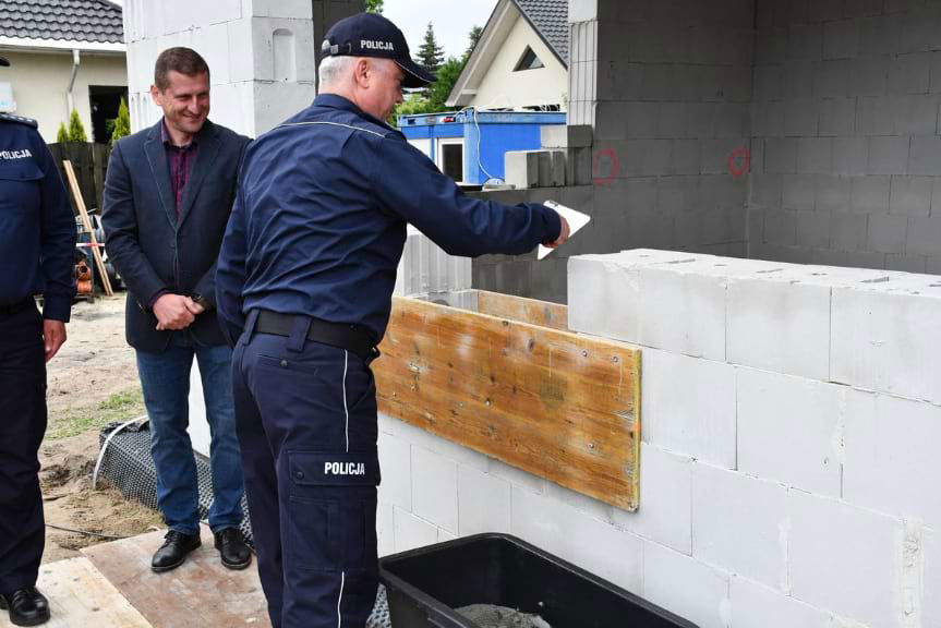 budowa komisariatu w Rudniku nas Sanem