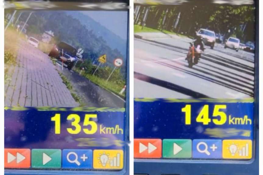 Stracili prawo jazdy za szybką jazdę