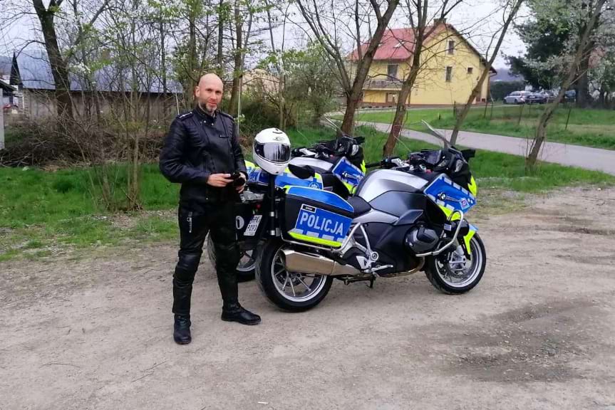 Sportowa pasja policjanta Radosława Dziubińskiego