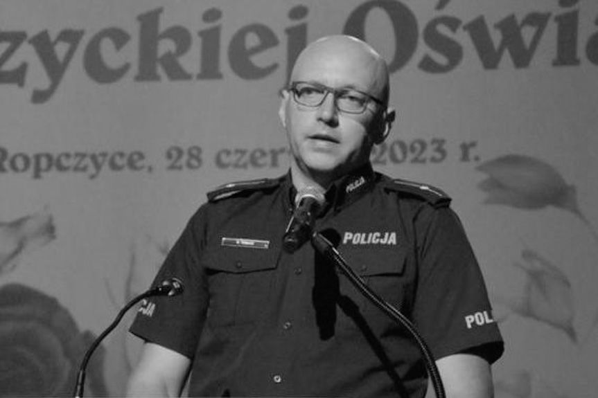 Policjanci w żałobie. "Odszedł na wieczną służbę"