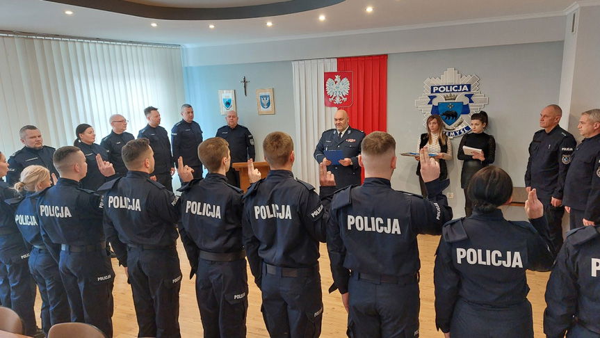 Przemyśl. Nowi policjanci złożyli ślubowanie