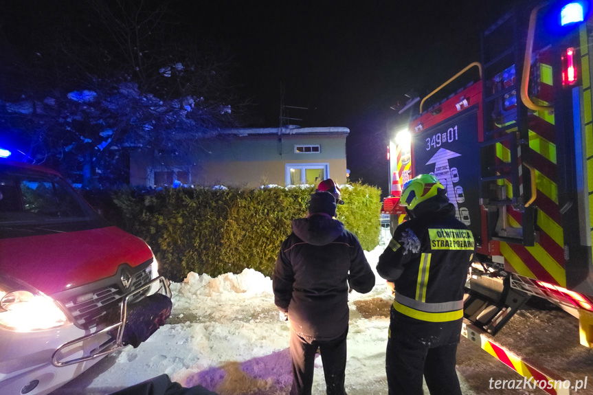 Interwencja strażaków przy ulicy Łukasiewicza