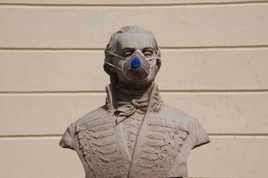 Kazimierz Pułaski w... masce