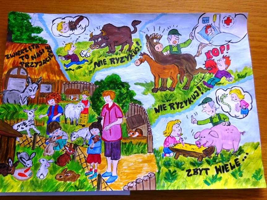 Wyróżniona praca plastyczna Aleksandry Mastaj