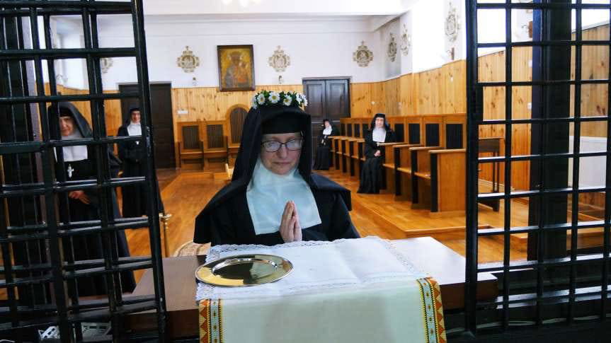 Śluby wieczyste u Sióstr Wizytek w Jaśle