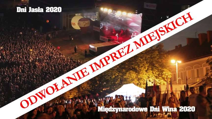Jasło. Odwołane imprezy miejskie