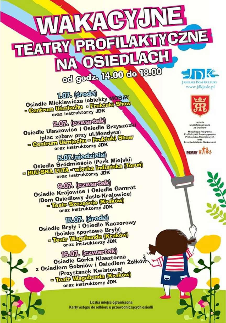 Jasło. Wakacyjne teatry profilaktyczne na osiedlach