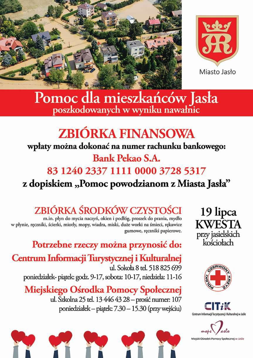 Jasło. Kwesta na rzecz poszkodowanych