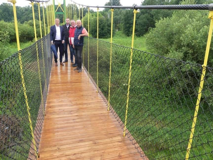 Przysieki. Kładka wyremontowana