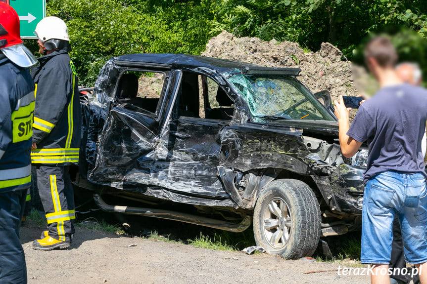 REGION. Wypadek na DK19 w Tylawie