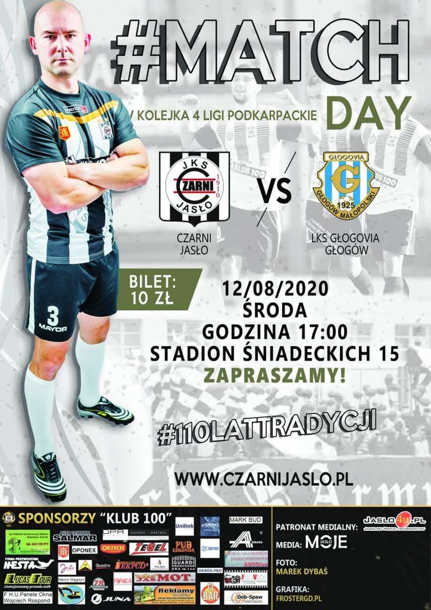 Piłka nożna. IV liga podkarpacka. Czarni grają z liderem Głogovią