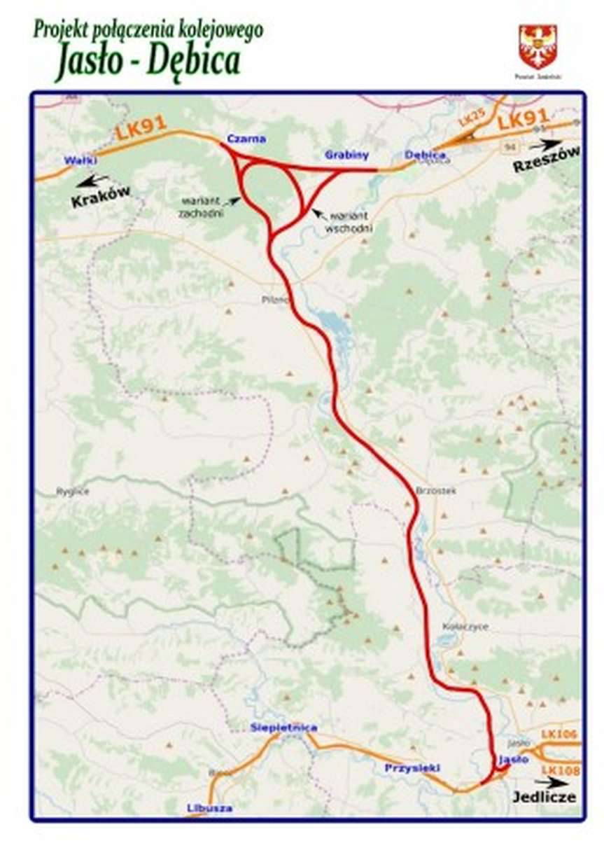 Z Dębicy do Jasła pociągiem? Plan budowy nowej linii kolejowej