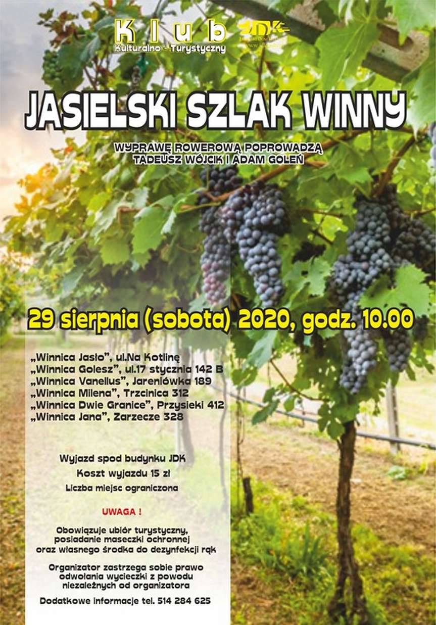 KK-T JDK zaprasza. Rowerem do winnic