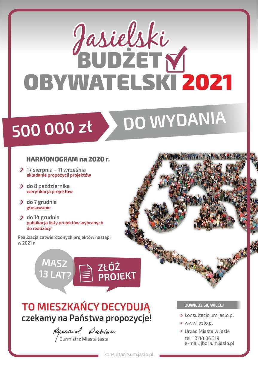 Jasielski budżet obywatelski. Na co wydać pół miliona złotych? Trwa nabór projektów