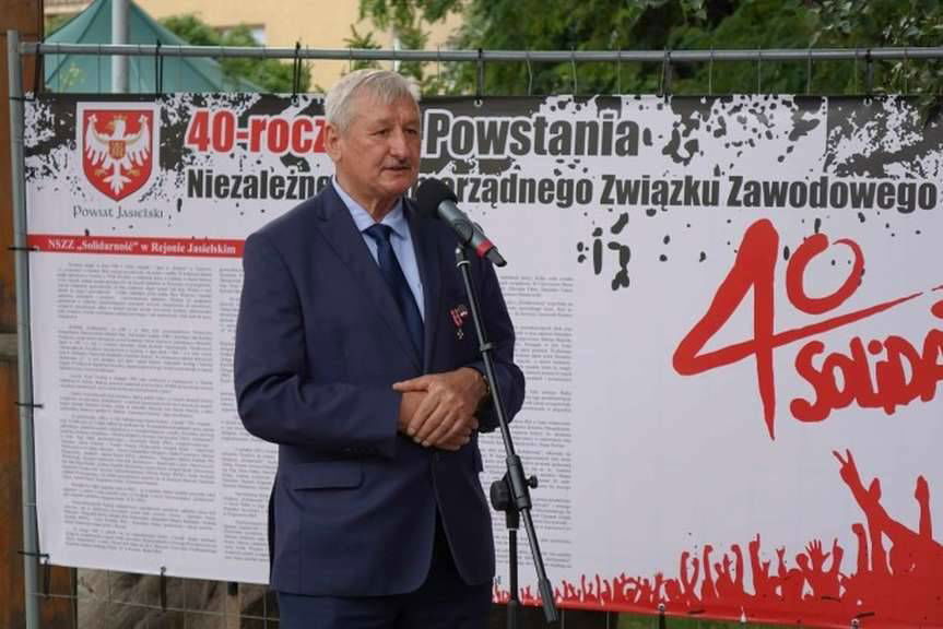 Jasło. Uroczyste obchody 40. rocznicy powstania NSZZ Solidarność