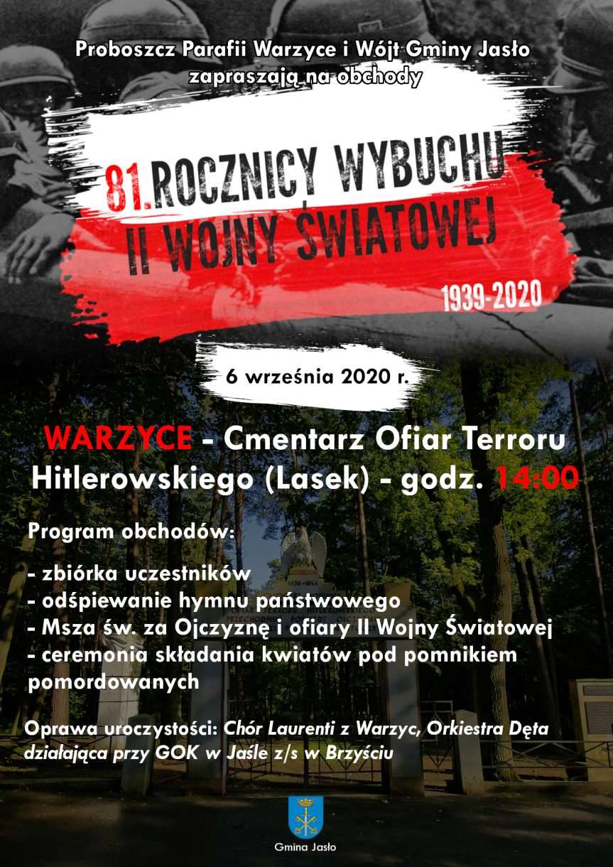 Warzyce. Obchody 81. rocznicy wybuchu II wojny światowej