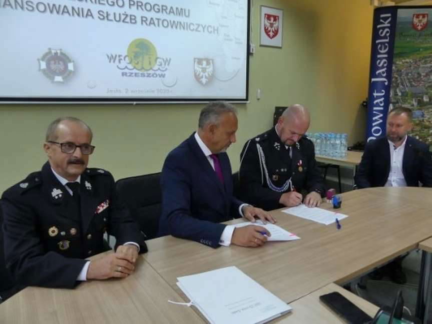 Powiat jasielski. Dofinansowanie jednostek OSP