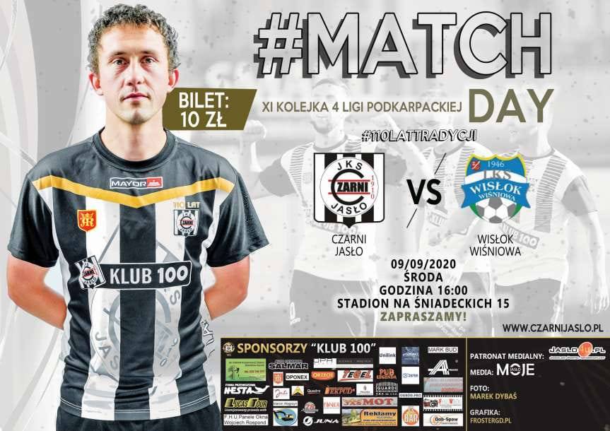 Piłka nożna. IV liga podkarpacka. Czarni grają z Wisłokiem Wiśniowa