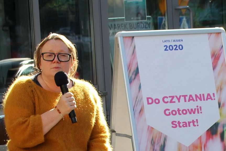 Miejska Biblioteka Publiczna w Jaśle. Spotkanie z Justyną Bednarek