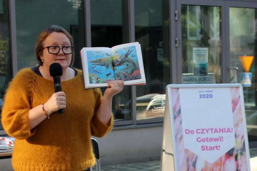 Miejska Biblioteka Publiczna w Jaśle. Spotkanie z Justyną Bednarek