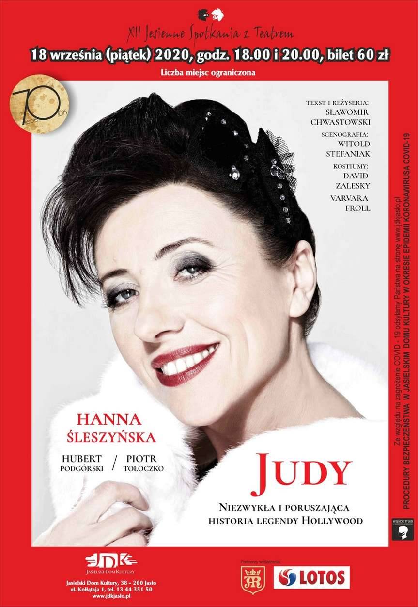 XII Jesienne Spotkania z Teatrem w JDK. Hanna Śleszyńska jako Judy Garland 