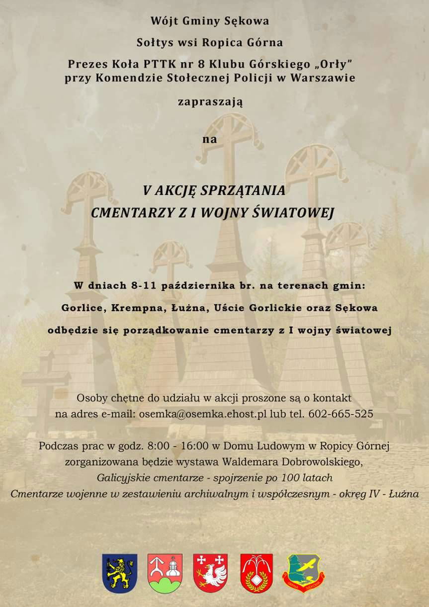 Krempna. V akcja sprzątania cmentarzy z I wojny światowej