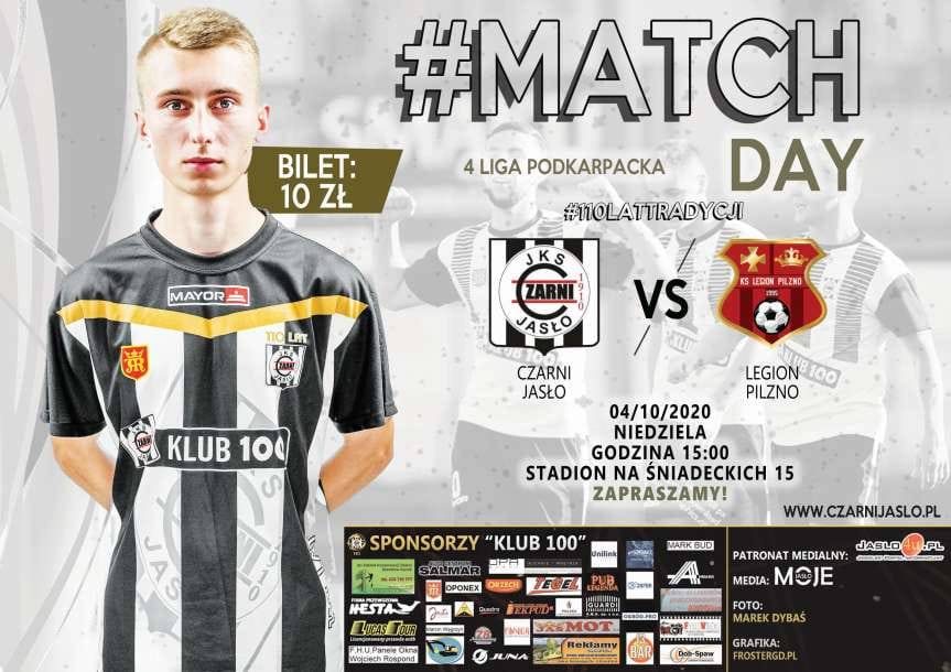 Piłka nożna. IV liga podkarpacka. Legion Pilzno przy Śniadeckich. Czarni Jasło grają w niedzielę