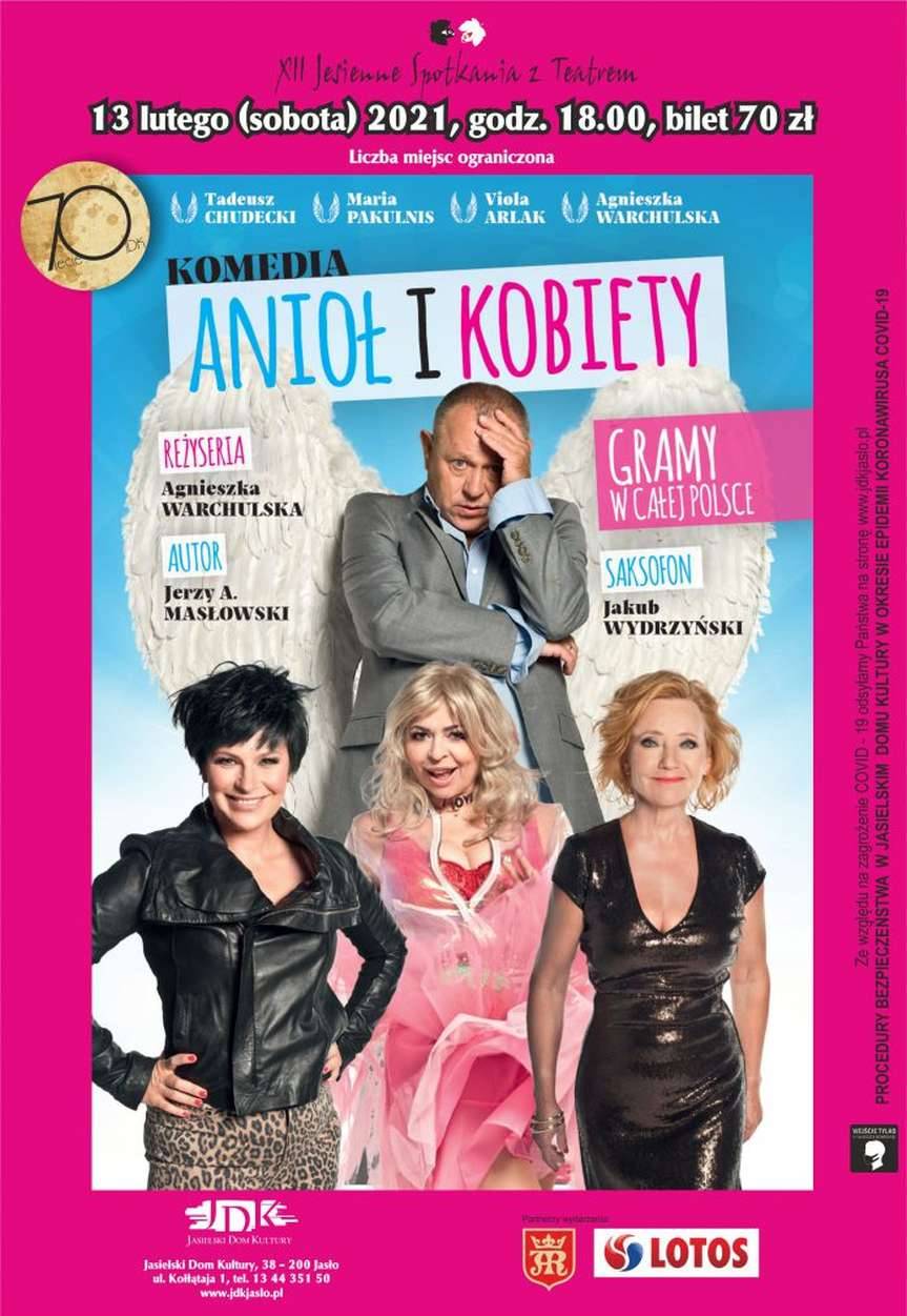 XII Jesienne Spotkania z Teatrem w Jasielskim Domu Kultury: nowy termin spektaklu "Anioł i kobiety”