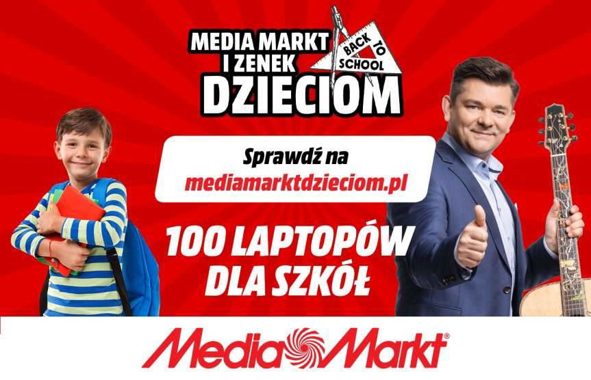 Akcja "MediaMarkt i Zenek Dzieciom". Wśród nagrodzonych Szkoła Podstawowa nr 4 w Jaśle