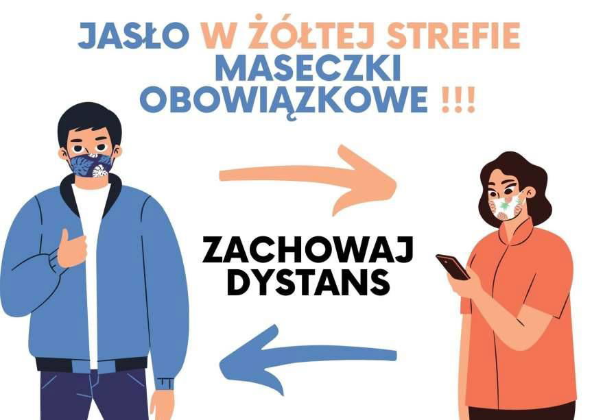 Nowe obostrzenia sanitarne w żółtej strefie