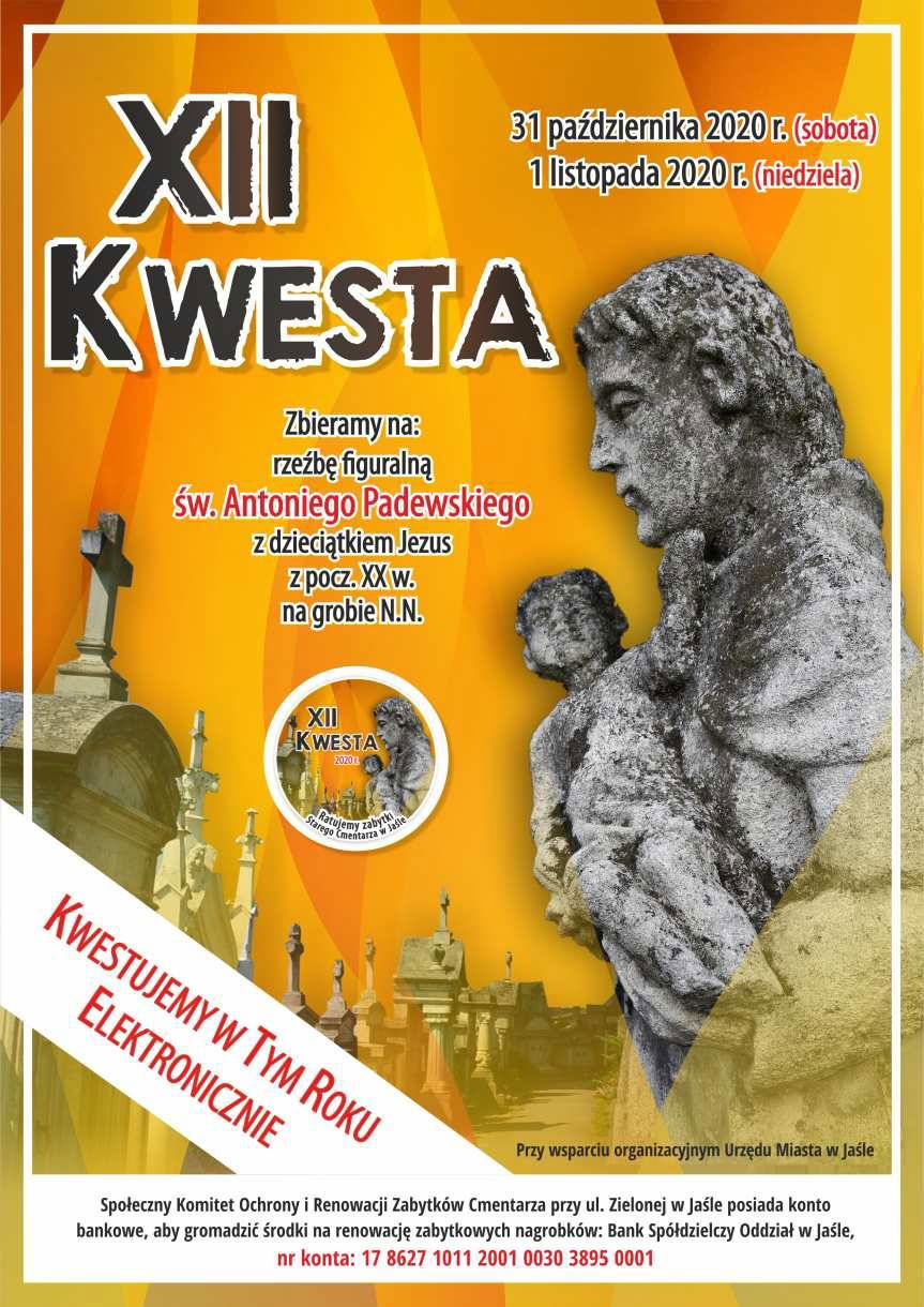 Jasło. Zamiast kwesty przy cmentarzu - wpłaty na konto