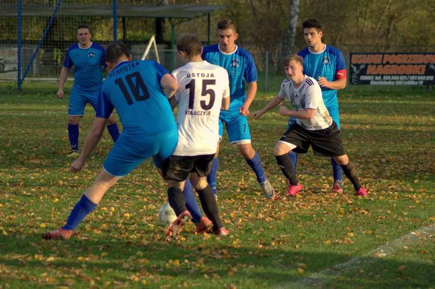 Piłka nożna. V liga krośnieńska. Twierdza w Nienaszowie zdobyta przez lidera. Remisy Skołyszyna i Ostoi. Porażka Czeluśnicy
