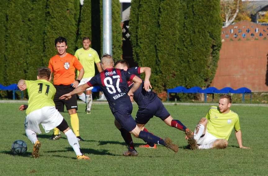 Piłka nożna. V liga krośnieńska. Skołyszyn prowadził 2-0. Ostoja uratowała remis w doliczonym czasie gry z rzutu karnego