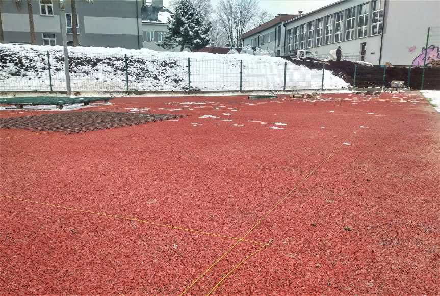 Boisko na osiedlu Sobniów już niemal gotowe