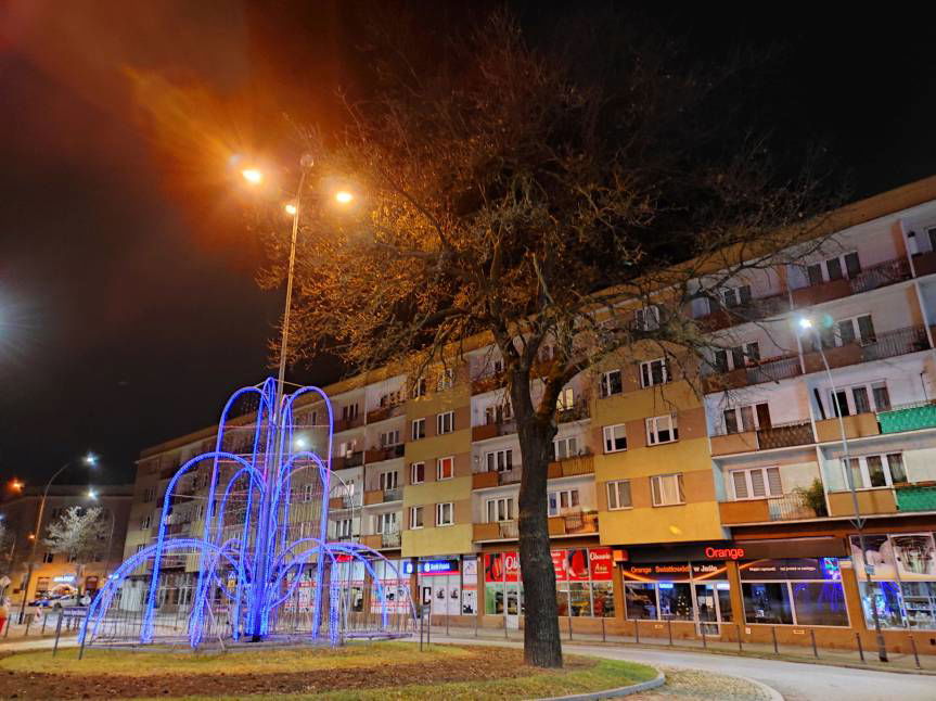 Świąteczne iluminacje na ulicach Jasła